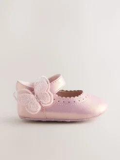 Gelegenheidskleding*Next - Mary Jane babyschoenen (0 - 18 mnd) Pink Shimmer Butterfly