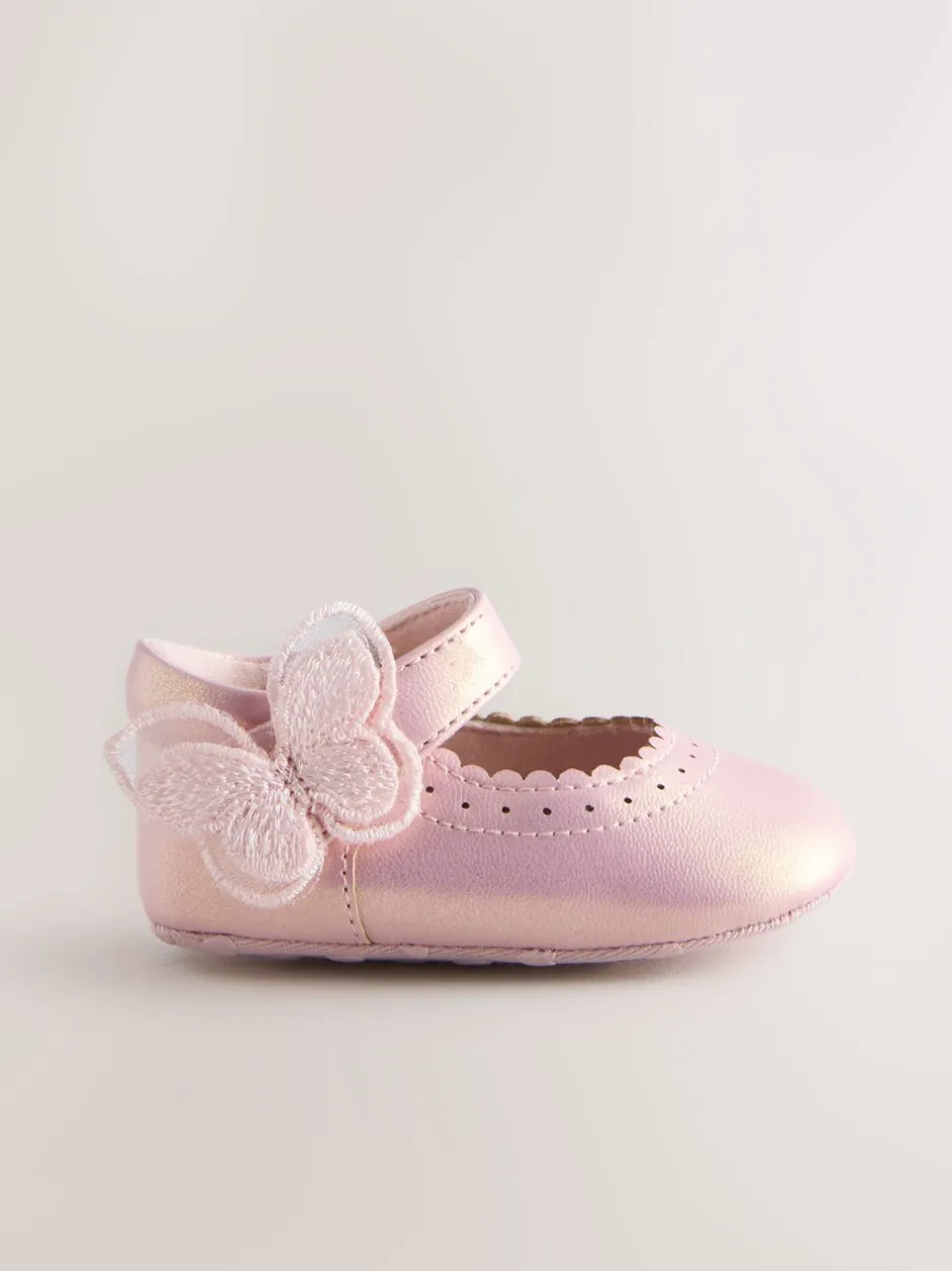 Gelegenheidskleding*Next - Mary Jane babyschoenen (0 - 18 mnd) Pink Shimmer Butterfly