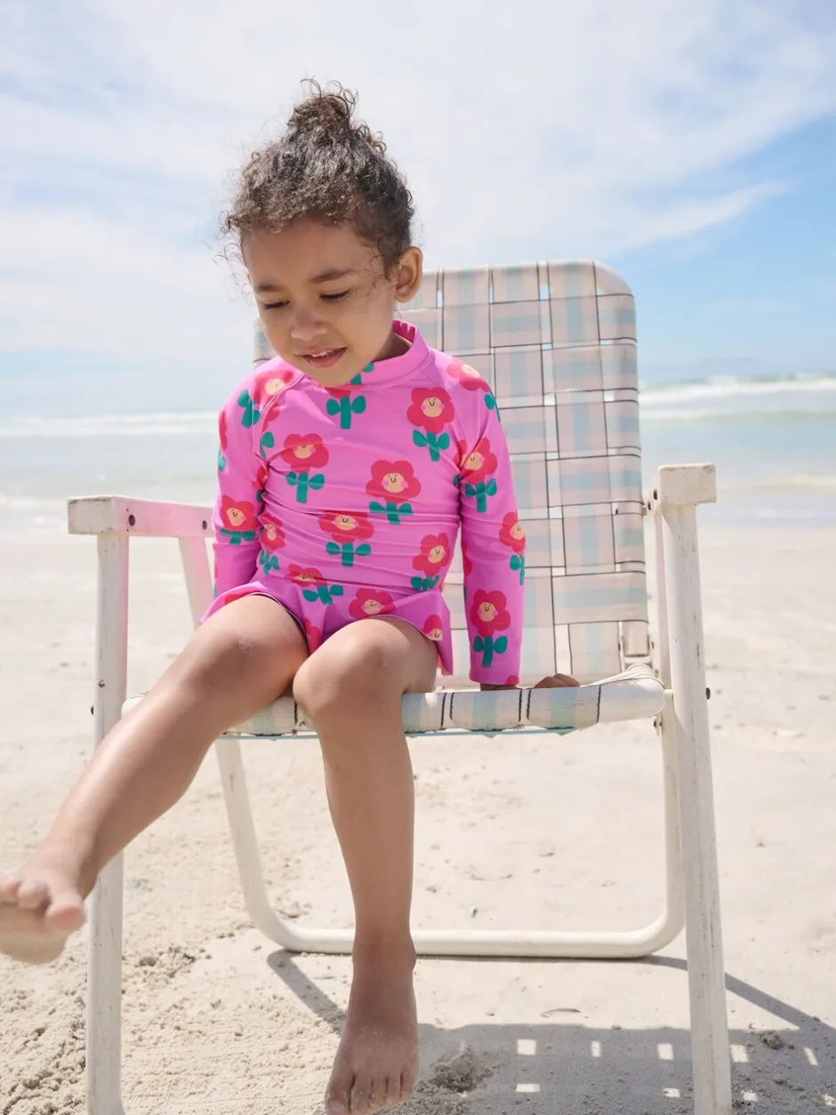 Badkleding|Badkleding*Next - Zonbeschermende zwemset (3 mnd-7 jr) Pink Stampy Floral