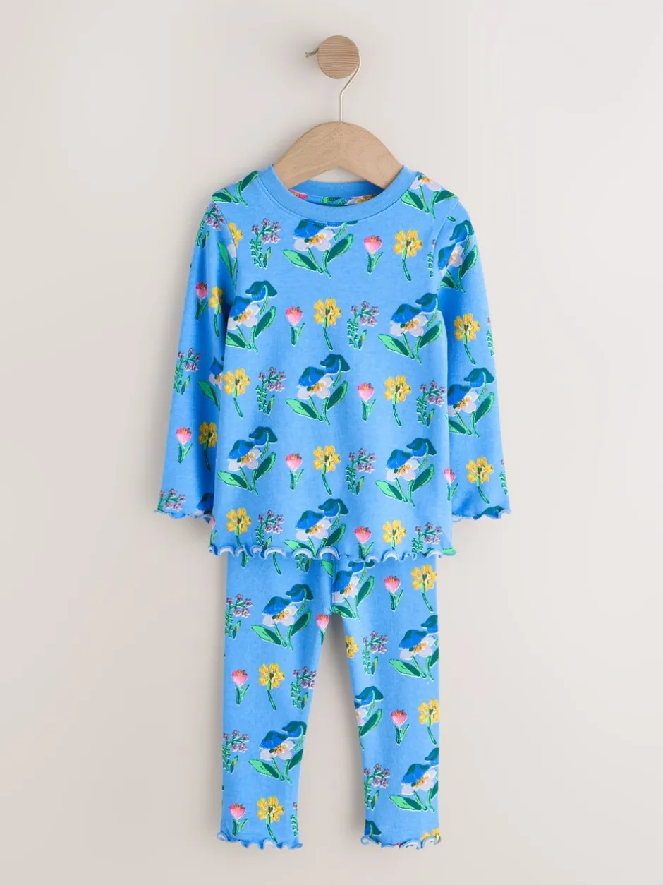 Nachtkleding En Pyjama's|Pyjama's|Next - Verpakking van 3 knusse pyjama's (9 mnd-16 jr) Pink/Blue Bright Floral