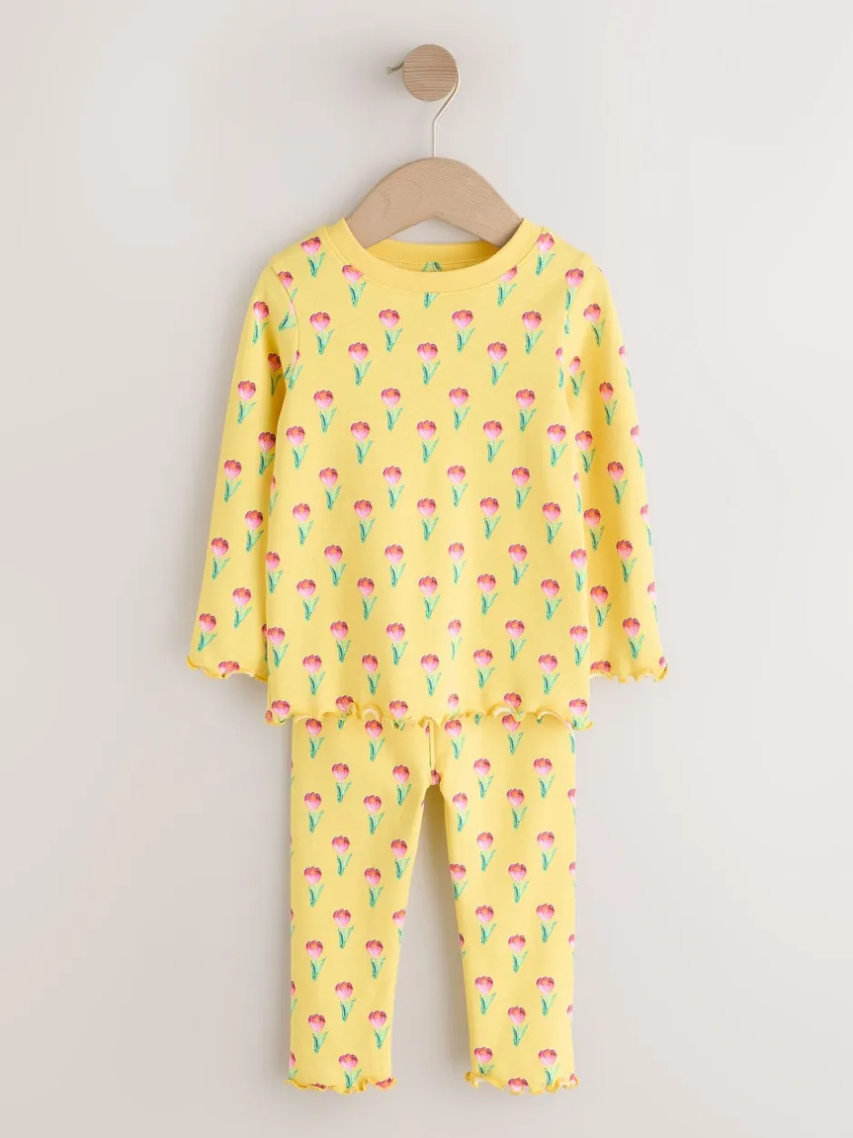 Nachtkleding En Pyjama's|Pyjama's|Next - Verpakking van 3 knusse pyjama's (9 mnd-16 jr) Pink/Blue Bright Floral