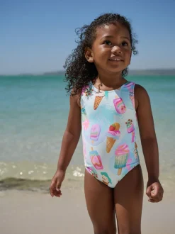 Badkleding|Badkleding*Next - Badpak (3 mnd-10 jr) Pink/Blue Ice Cream
