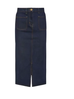 Rokken*PixieGirl Petite 100% katoenen midirok met opgestikte zakken