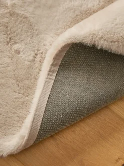 Vloerkleden En Lopers|Vloerkleden En Lopers*Next Pluche vloerkleed van imitatiebont Licht natuurlijk