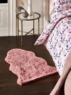 Vloerkleden En Lopers|Vloerkleden En Lopers*Next Pluche vloerkleed van imitatiebont Roze