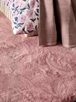 Vloerkleden En Lopers|Vloerkleden En Lopers*Next Pluche vloerkleed van imitatiebont Roze