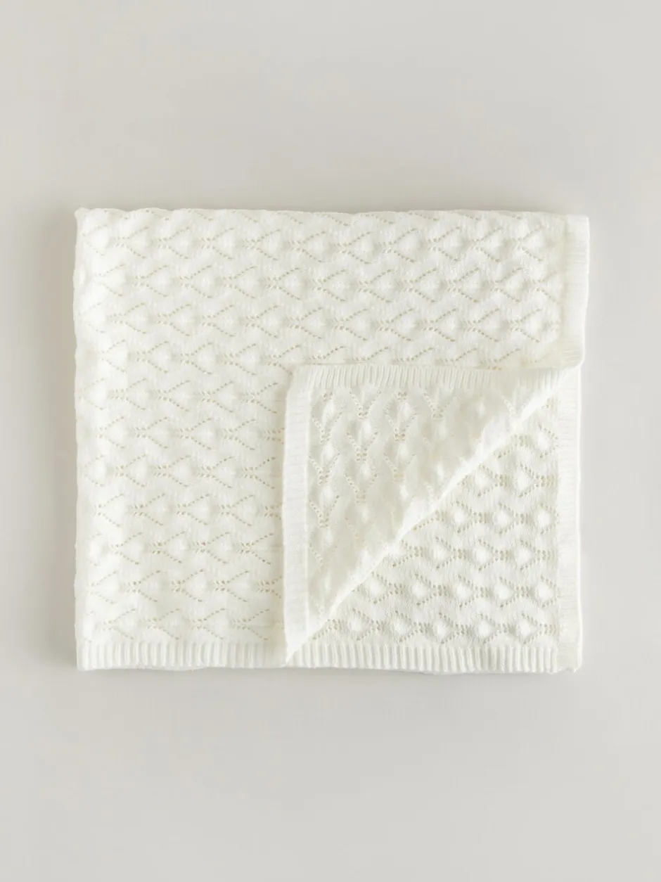 Babyartikelen En Slaapzakken |Kinderbeddengoed|Next Pointelle Stitch Knitted Blanket