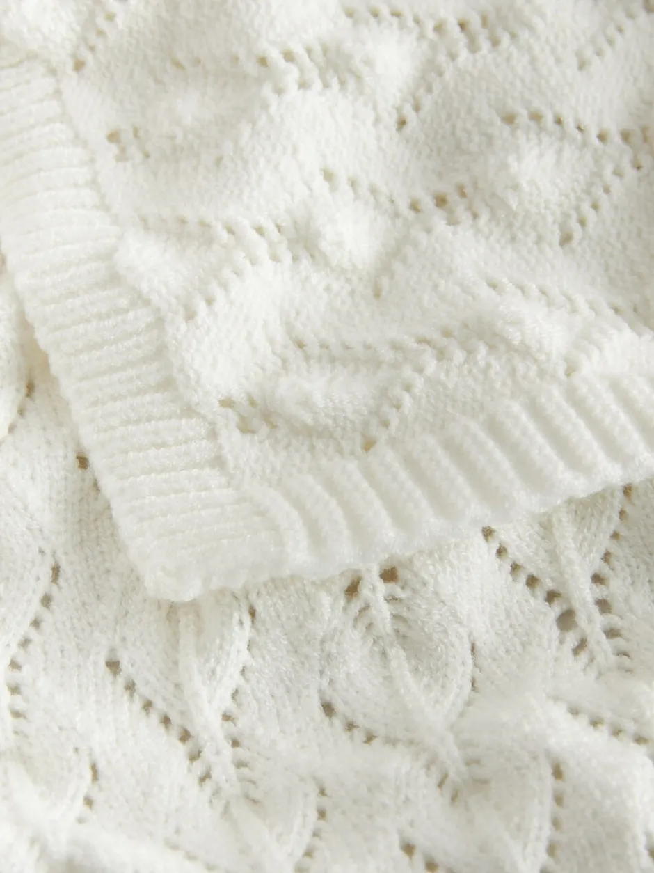 Babyartikelen En Slaapzakken |Kinderbeddengoed|Next Pointelle Stitch Knitted Blanket
