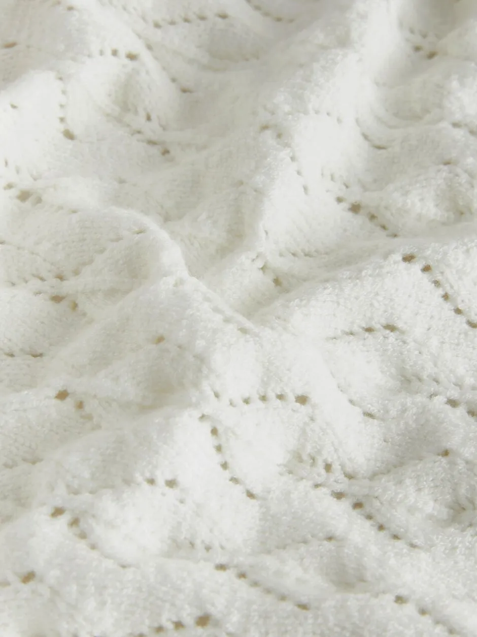 Babyartikelen En Slaapzakken |Kinderbeddengoed|Next Pointelle Stitch Knitted Blanket
