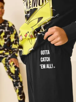 Pyjama's|Nachtkleding En Pyjama's*Next Pokémon geel/zwart - Verpakking van 2 pyjama's met lange mouwen (4-16 jr)