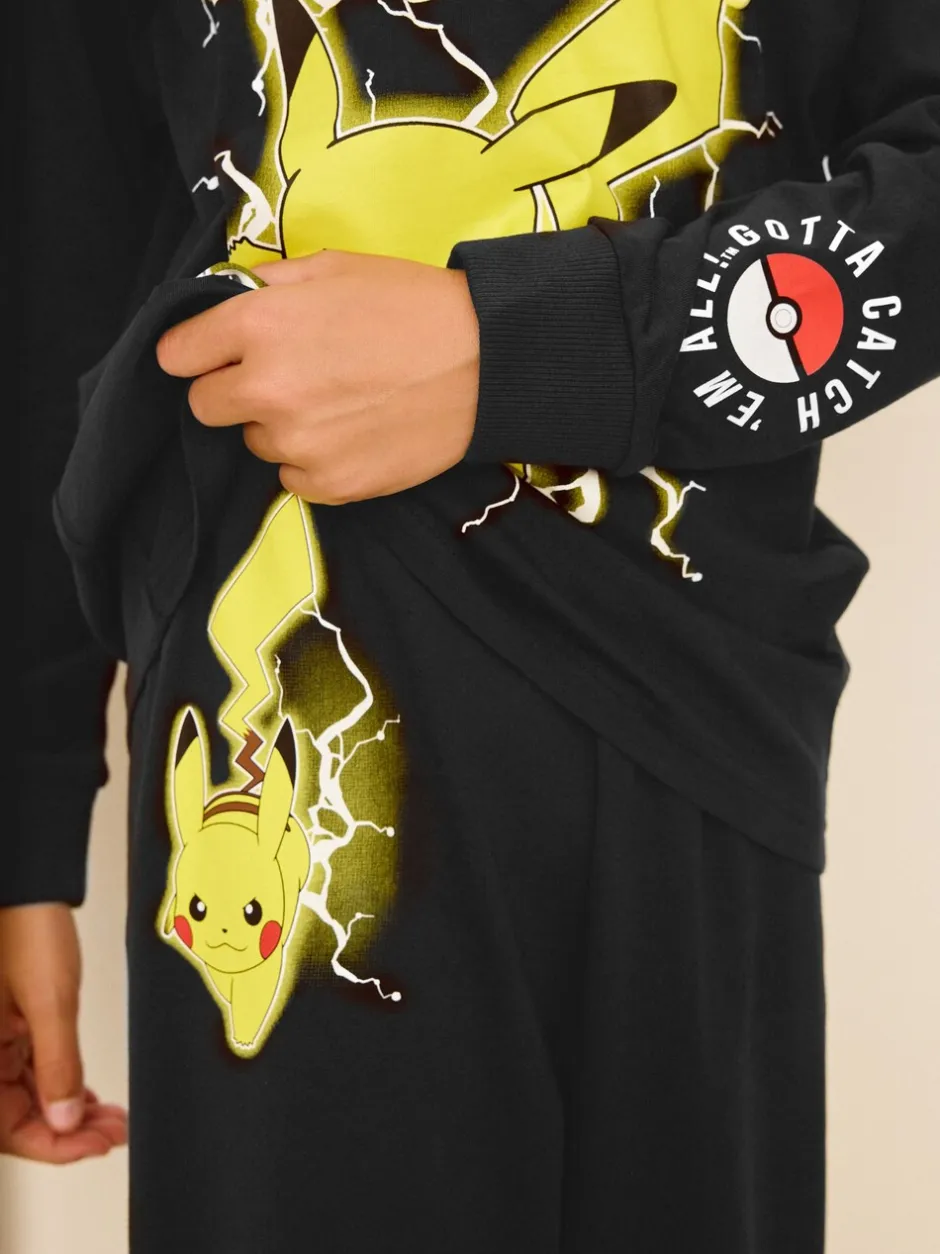 Pyjama's|Nachtkleding En Pyjama's*Next Pokémon geel/zwart - Verpakking van 2 pyjama's met lange mouwen (4-16 jr)