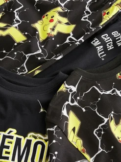 Pyjama's|Nachtkleding En Pyjama's*Next Pokémon geel/zwart - Verpakking van 2 pyjama's met lange mouwen (4-16 jr)