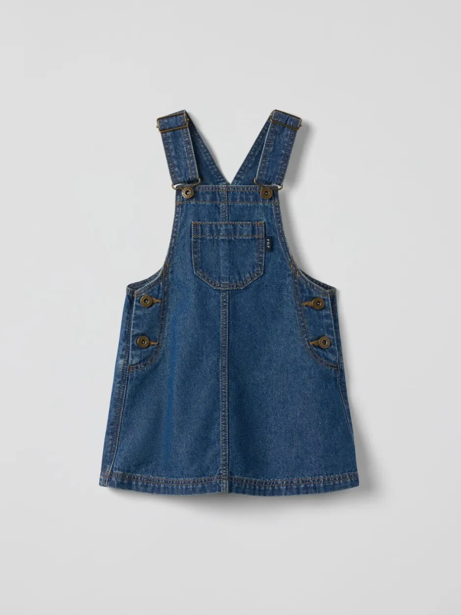 Tuinbroeken|Jumpsuits En Playsuits*Polarn O. Pyret Cotton Denim Pinafore