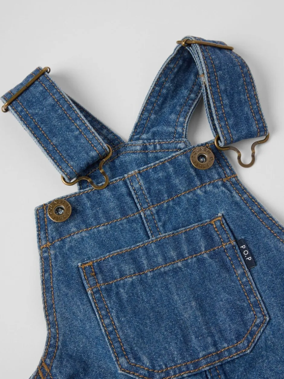 Tuinbroeken|Jumpsuits En Playsuits*Polarn O. Pyret Cotton Denim Pinafore