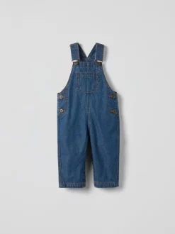 Tuinbroeken|Jumpsuits En Playsuits|Polarn O. Pyret Cotton Denim Dungarees