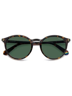 Zonnebril|Polaroid Havanas Panthos Brown Sunglasses