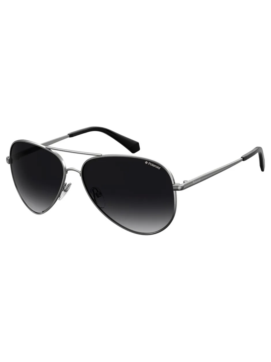 Zonnebril|Polaroid Monochrome Pilot Black Sunglasses