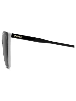 Zonnebril|Polaroid Rectangular Black Sunglasses