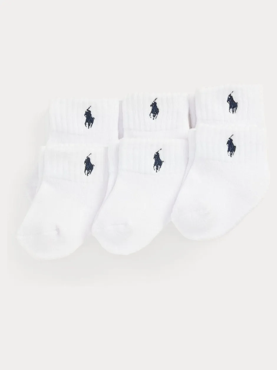 Sokken En Panty's|Sokken|Polo Ralph Lauren Baby Ankle Socks 6 Pack