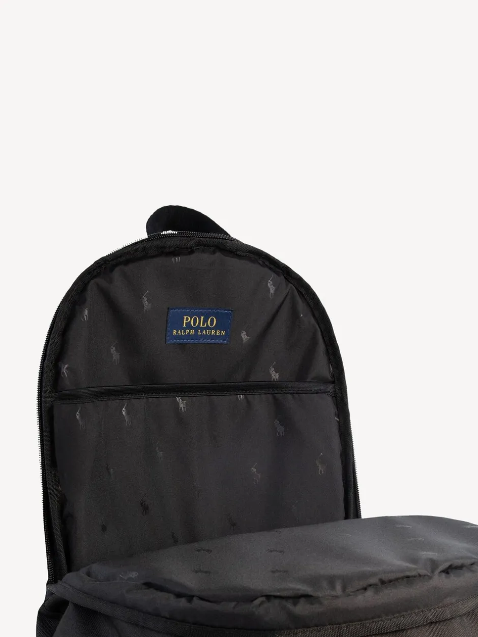 Tassen*Polo Ralph Lauren rugzak met kleurblokken en logo