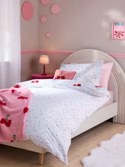Kinderbeddengoed|Beddengoedsets En Dekbedovertrekken|Next Polykatoenen dekbedovertrek en kussensloop met print