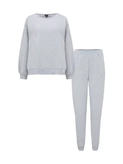 Pyjama's|Loungewear*Pour Moi - Doorgestikte loungepyjama