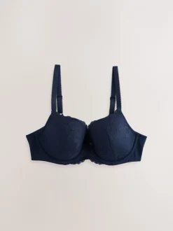 Beha's|Next - Verpakking van 2 kanten beha's cup DD+ Praline huidskleur/donkerblauw