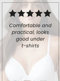 Beha's*Next Praline huidskleur/wit - A-E Afvlakkende Ultimate Comfort Beha's 2 Verpakking