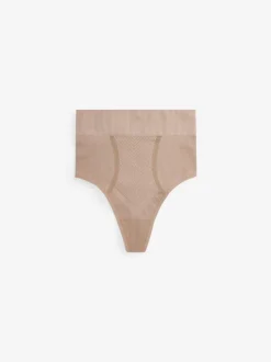 Shapewear*Next - Vormgevende naadloze slip voor gladdere dijen met stevige buikcorrectie Praline nude