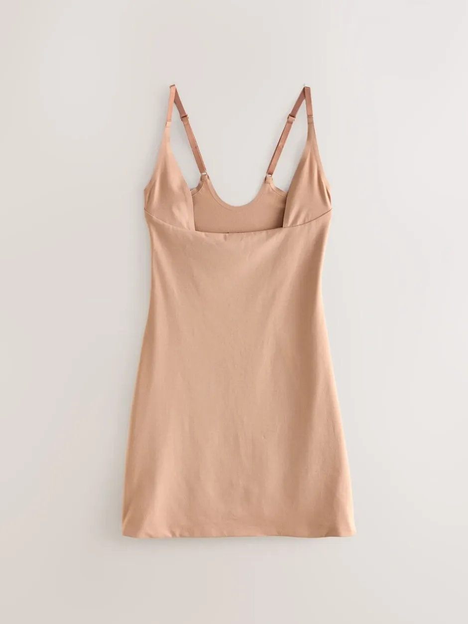 Shapewear*Next - Vormgevende medium verstevigende premium katoenen Wear Your Own Beha slip Praline nude