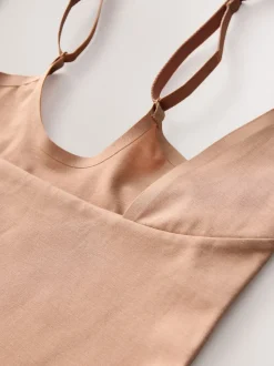 Shapewear*Next - Vormgevende medium verstevigende premium katoenen Wear Your Own Beha slip Praline nude