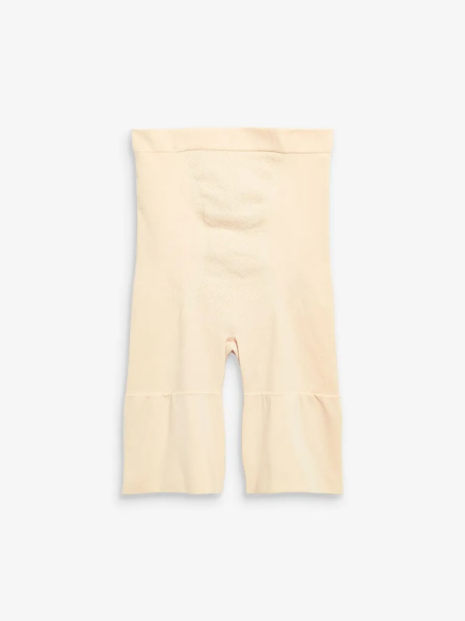 Shapewear*Next - Vormgevende naadloze slip voor gladdere dijen met stevige buikcorrectie Praline nude