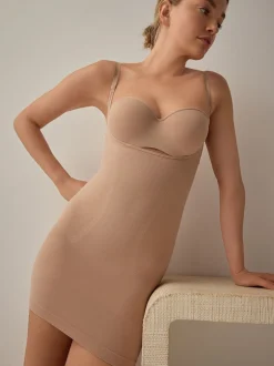 Shapewear|Next - Wear Your Own Bra - Slip met sterke buikcorrectie Praline nude