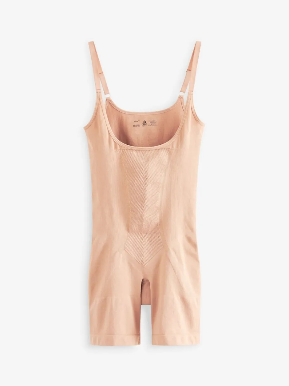 Shapewear|Next - Wear Your Own Bra - Body met sterke buikcorrectie Praline nude