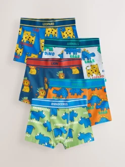 Ondergoed*Next - Verpakking van 5 boxershorts (1,5 - 16 jr) Primaire dieren