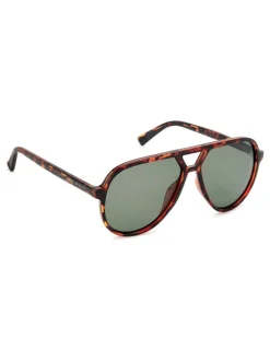 Zonnebril|Prive Revaux Oversized Pilot Sunglasses in Havana