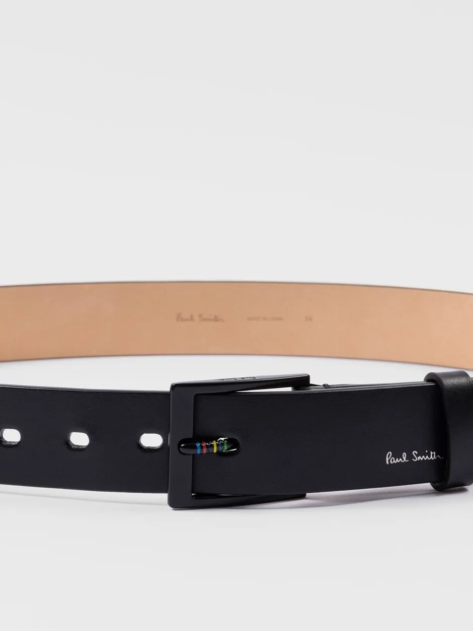 Riemen En Bretels|PS Paul Smith Logo Stripe Detail Belt