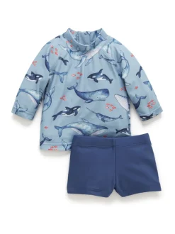 Badkleding|Badkleding|Purebaby Long Sleeve Rashie Vest