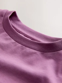 T-Shirts*Next - Oversized T-shirt met grafische print (3-16jr) Purple Croissant