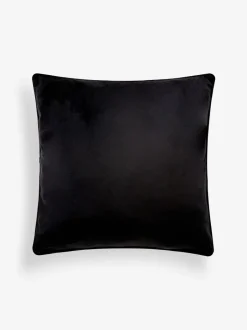 Kussentjes En Plaids|Kussentjes En Plaids|Next Rebel Spot Velvet Cushion Zwart