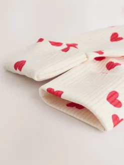 Babypakjes En Babypyjama's*Next Red Heart Valentines - Valentines Two Way Zip Baby Sleepsuit (0-2yrs)