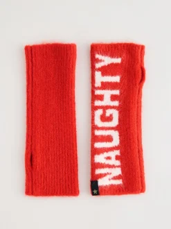 Mutsen, Handschoenen En Sjaals*Rockett St George Red Naughty & Nice - Handwarmers Red Naughty & Nice