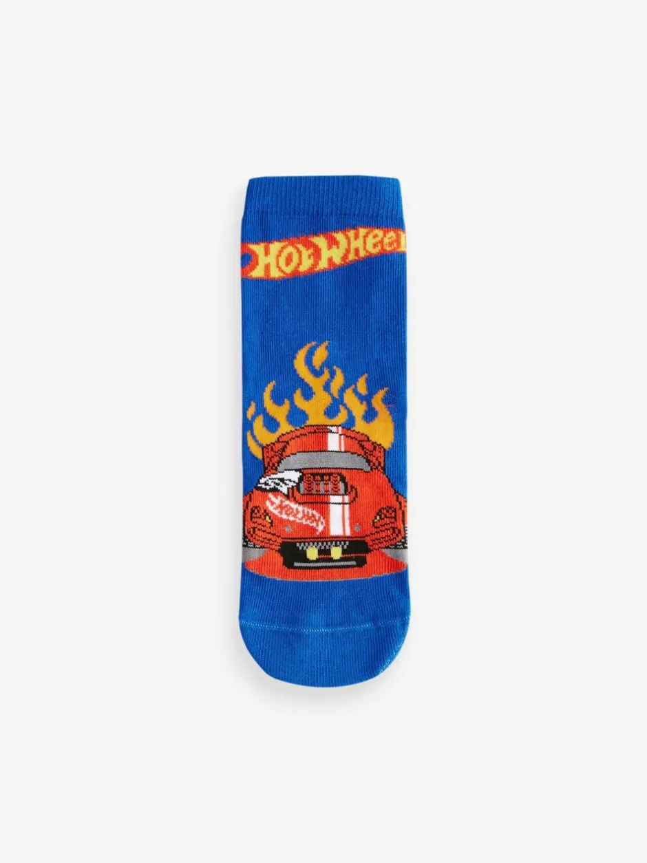Sokken*Next Red/Black/Blue Hot Wheels - Verpakking van 3 paar sokken met hoog aandeel katoen