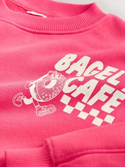 Sets En Outfits|Sweaters En Hoody´S|Next - Sweatshirt and Leggings Set (3-16yrs) Red/Charcoal Bagel