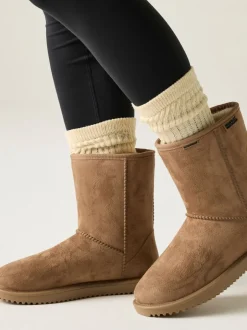 Boots|Sportkleding*Regatta Risley Behaaglijke halflange waterdichte Boots met voering van imitatiebont