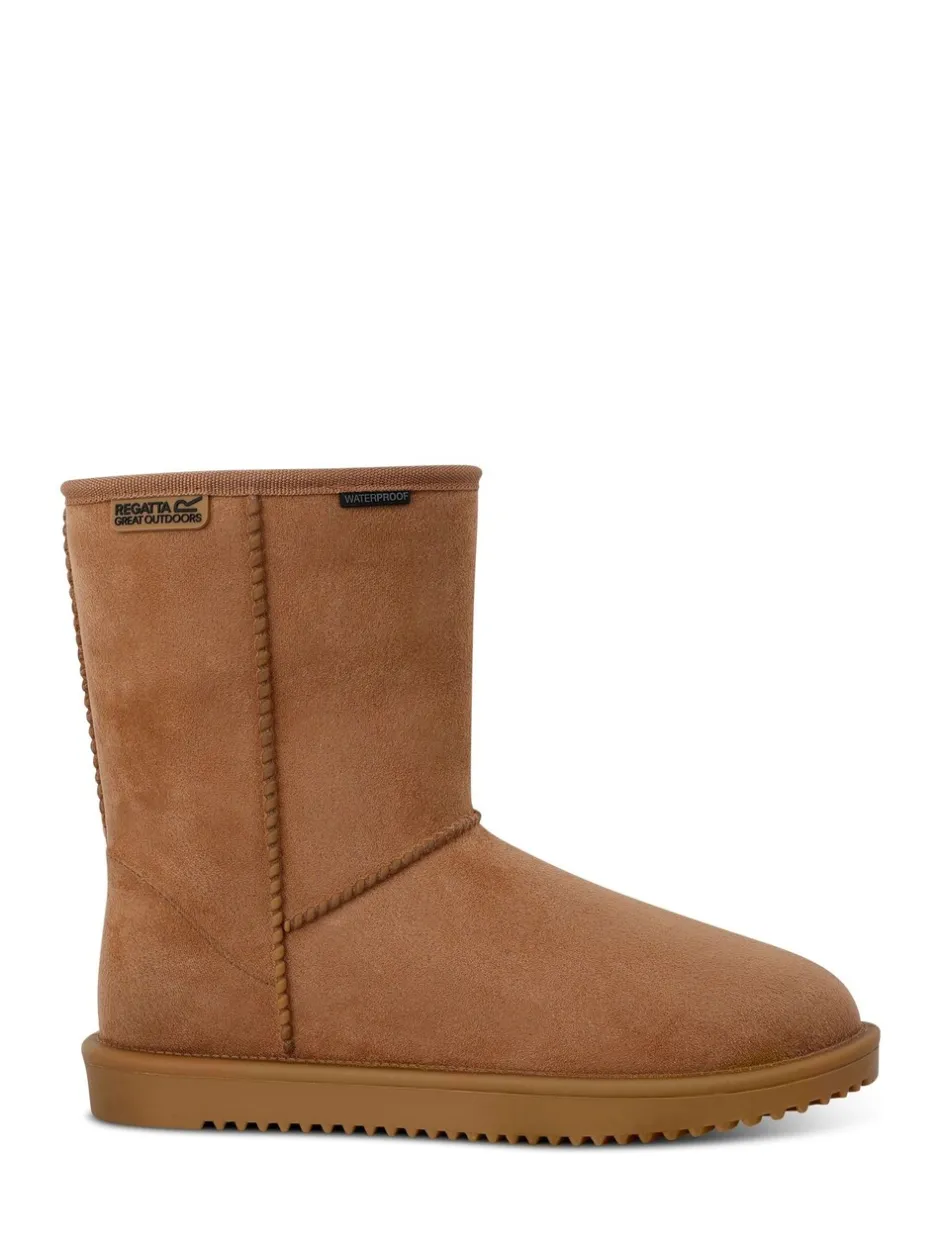 Boots|Sportkleding*Regatta Risley Behaaglijke halflange waterdichte Boots met voering van imitatiebont