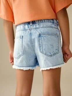 Shorts En Rokken*Next - 100% katoenen shorts met gerafelde rand (3-16jr) Regenboog