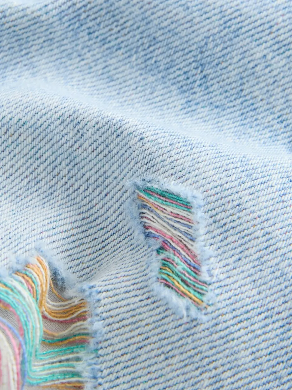 Shorts En Rokken*Next - 100% katoenen shorts met gerafelde rand (3-16jr) Regenboog