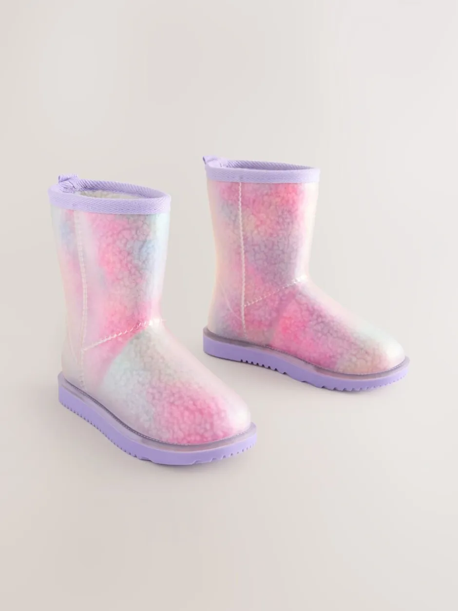 Laarzen|Next - Borg Lined Wellies Regenboog