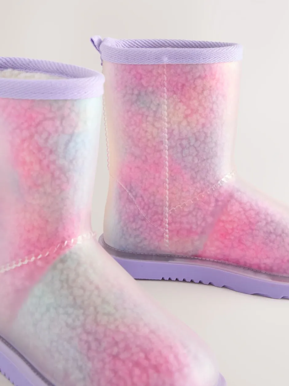 Laarzen|Next - Borg Lined Wellies Regenboog
